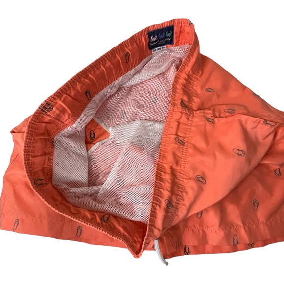 Charleston threads men’s flip flop pattern swim trunks Medium BoxAV - Picture 4 of 6